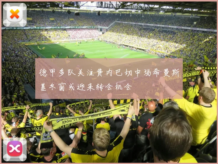 德甲多队关注费内巴切中场希曼斯基冬窗或迎来转会机会